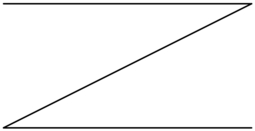 Output di «line right 1 then down .5 left 1 then right 1»