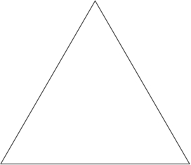 A B C equilateral; draw(A, B, C)